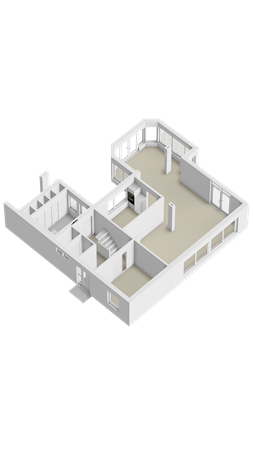 Floorplan - Rosenhofstraat 40, 5298 TC Liempde